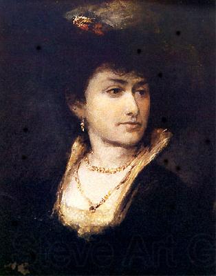 Maurycy Gottlieb Portrait of Artist's Sister - Anna. France oil painting art